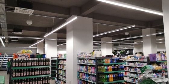 ECLER Interior supermarket - sucuri - Sisteme sonorizare si digital signage pentru spatii comerciale si farmacii