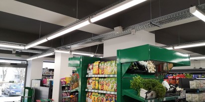 Raion fructe si legume sonorizare ambientala supermarket (200-300 m²) Sisteme sonorizare si digital signage
