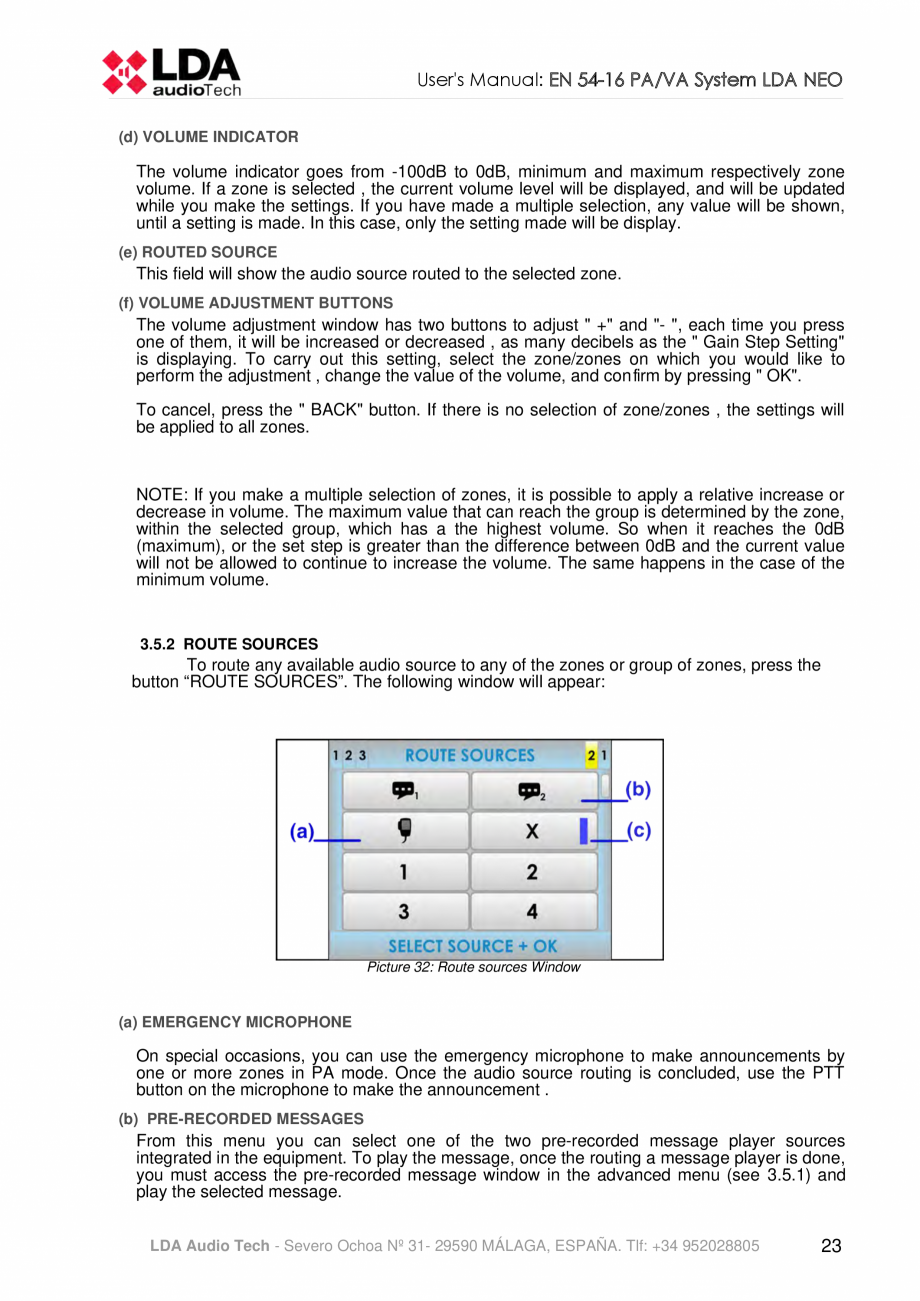 Pagina 27-Manualul  utilizatorului - Unitate centrala sistem de evacuare si adresare publica compact - NEO LDA...