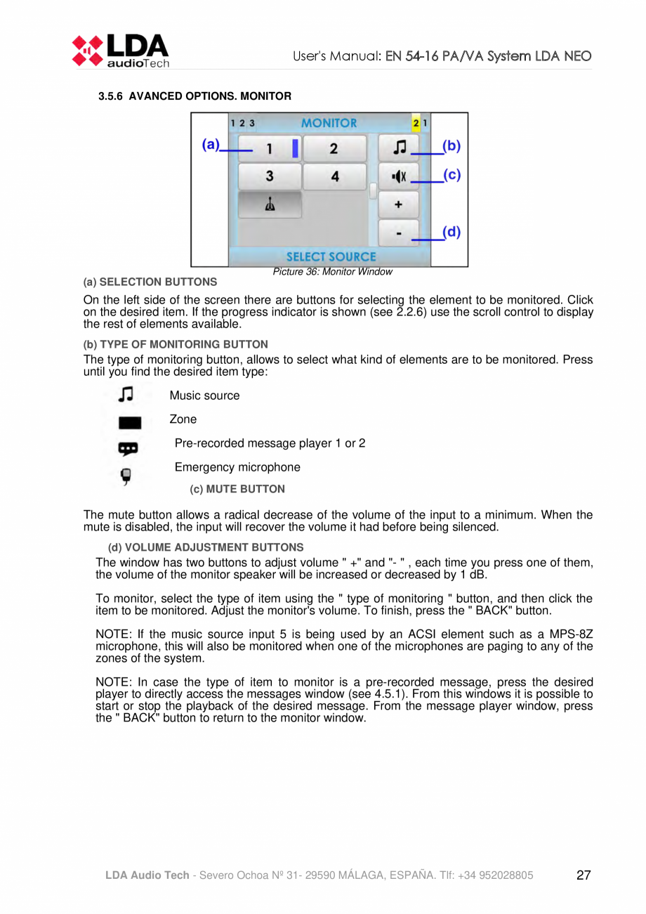 Pagina 31-Manualul  utilizatorului - Unitate centrala sistem de evacuare si adresare publica compact - NEO LDA...