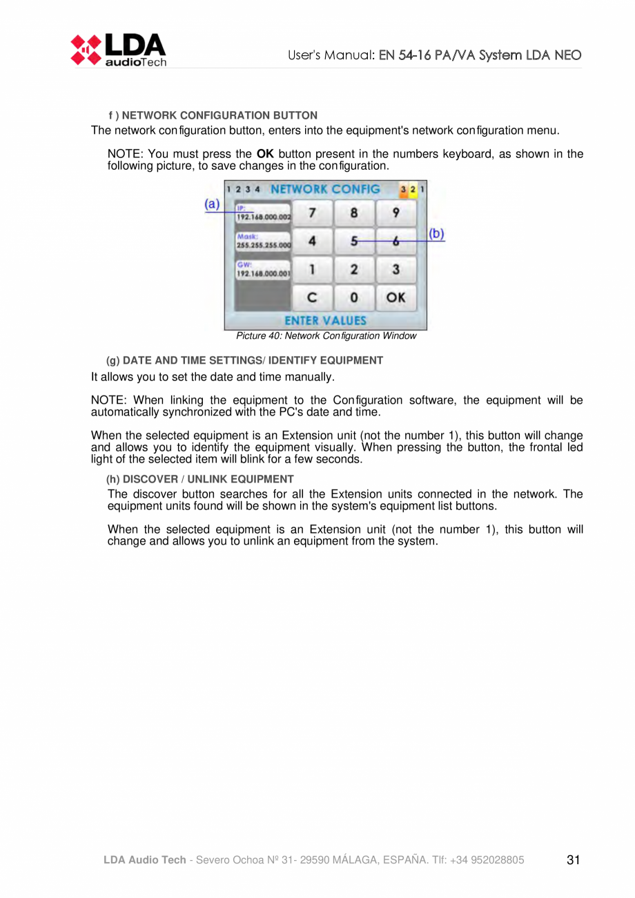 Pagina 35-Manualul  utilizatorului - Unitate centrala sistem de evacuare si adresare publica compact - NEO LDA...