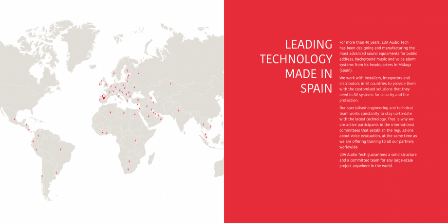 Pagina 12-Sisteme de adresare publica LDA Audio Tech Catalog, brosura Engleza 