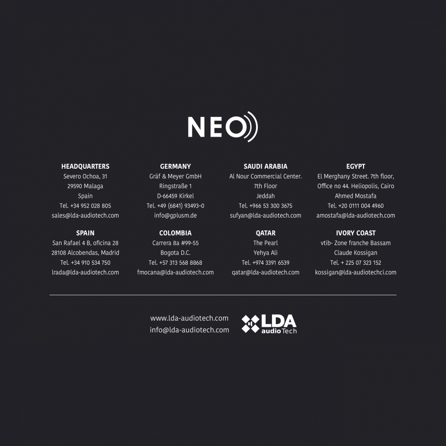 Pagina 13-Sisteme de adresare publica LDA Audio Tech Catalog, brosura Engleza 