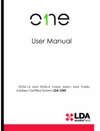 Manualul utilizatorului - Unitate centrala sistem de evacuare si adresare publica compact EN54-16