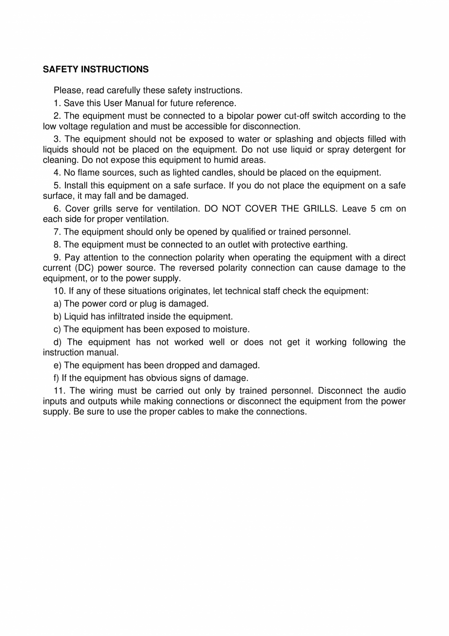 Pagina 4-Manualul utilizatorului - Unitate centrala sistem de evacuare si adresare publica compact EN54-16...