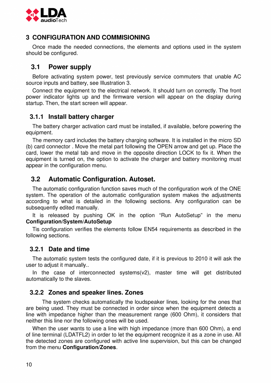 Pagina 14 - Manualul utilizatorului - Unitate centrala sistem de evacuare si adresare publica...