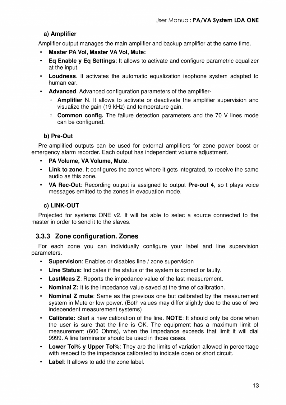 Pagina 17 - Manualul utilizatorului - Unitate centrala sistem de evacuare si adresare publica...