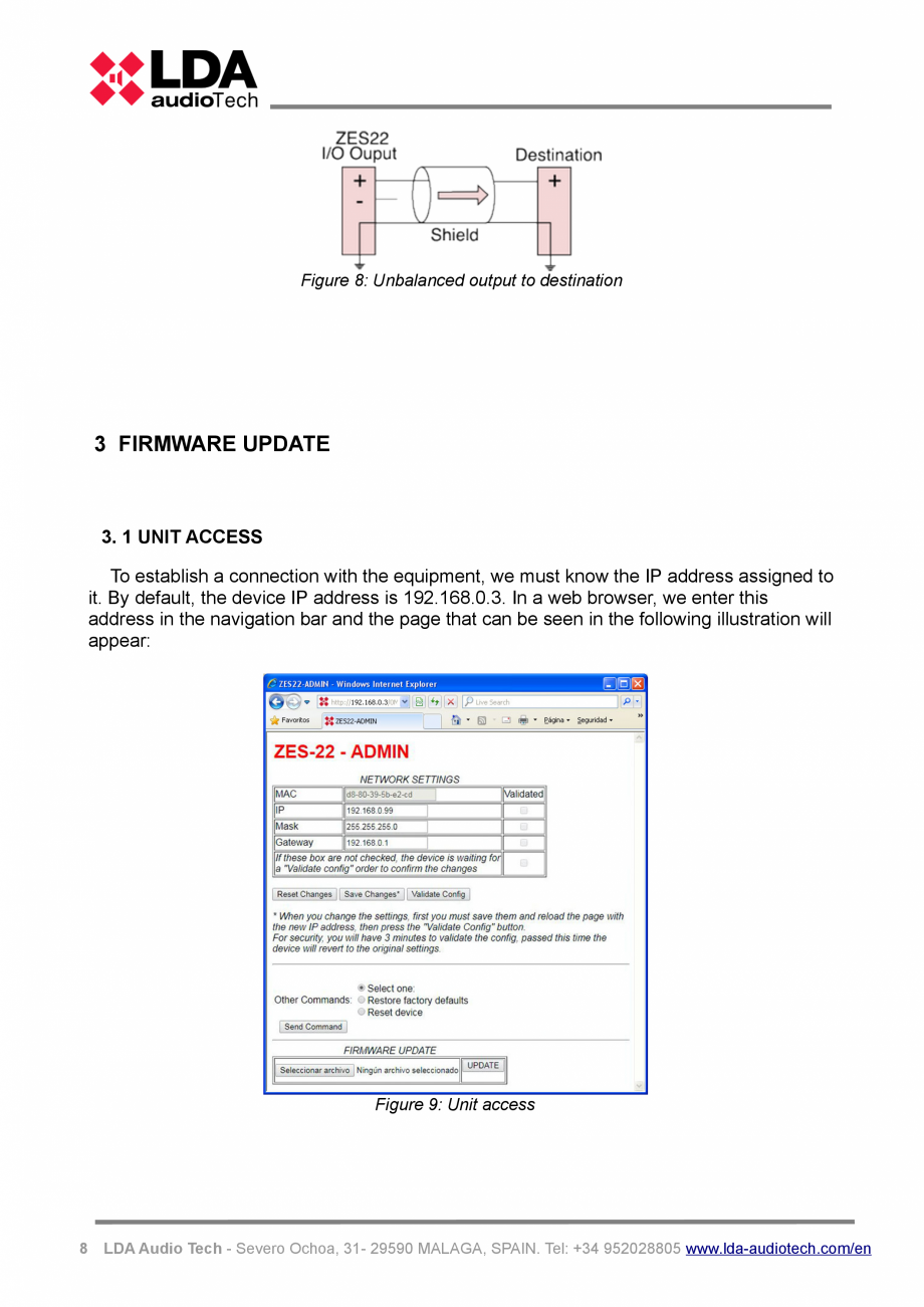 Pagina 12-Manualul utilizatorului - Converter audio over Ethernet cu 4 canale pentru sistemul PA/VA NEO LDA...