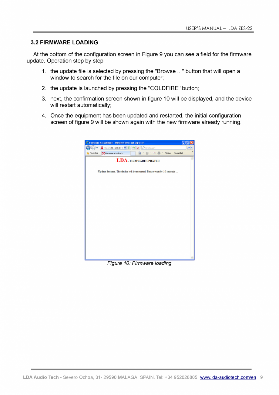Pagina 13-Manualul utilizatorului - Converter audio over Ethernet cu 4 canale pentru sistemul PA/VA NEO LDA...