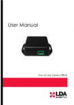 Manualul utilizatorului - Dispozitiv end-of-line pentru sistemele PA VA NEO si ONE LDA Audio Tech -