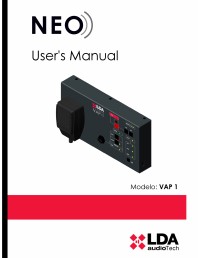 Manualul utilizatorului - Panou control alarmare vocala pentru sistemele PA/VA NEO si ONE