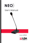 Manualul utilizatorului - Statie de paging multi-zone pentru sistemele PA VA NEO si ONE LDA Audio