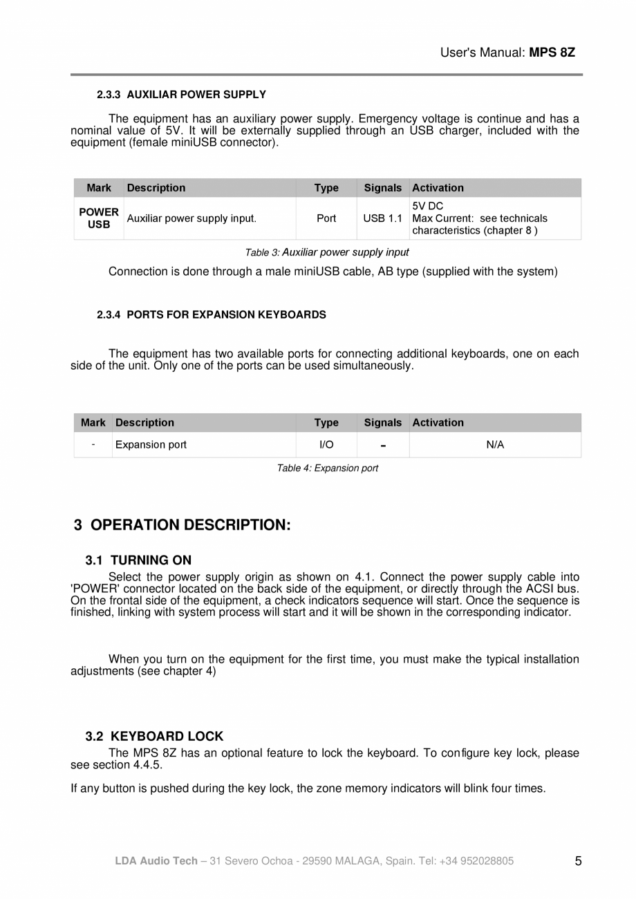 Pagina 9-Manualul utilizatorului - Statie de paging multi-zone pentru sistemele PA/VA NEO si ONE LDA Audio...