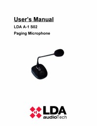 Manualul utilizatorului - Statie de paging cu 1 zona pentru sistemele PA/VA NEO si ONE
