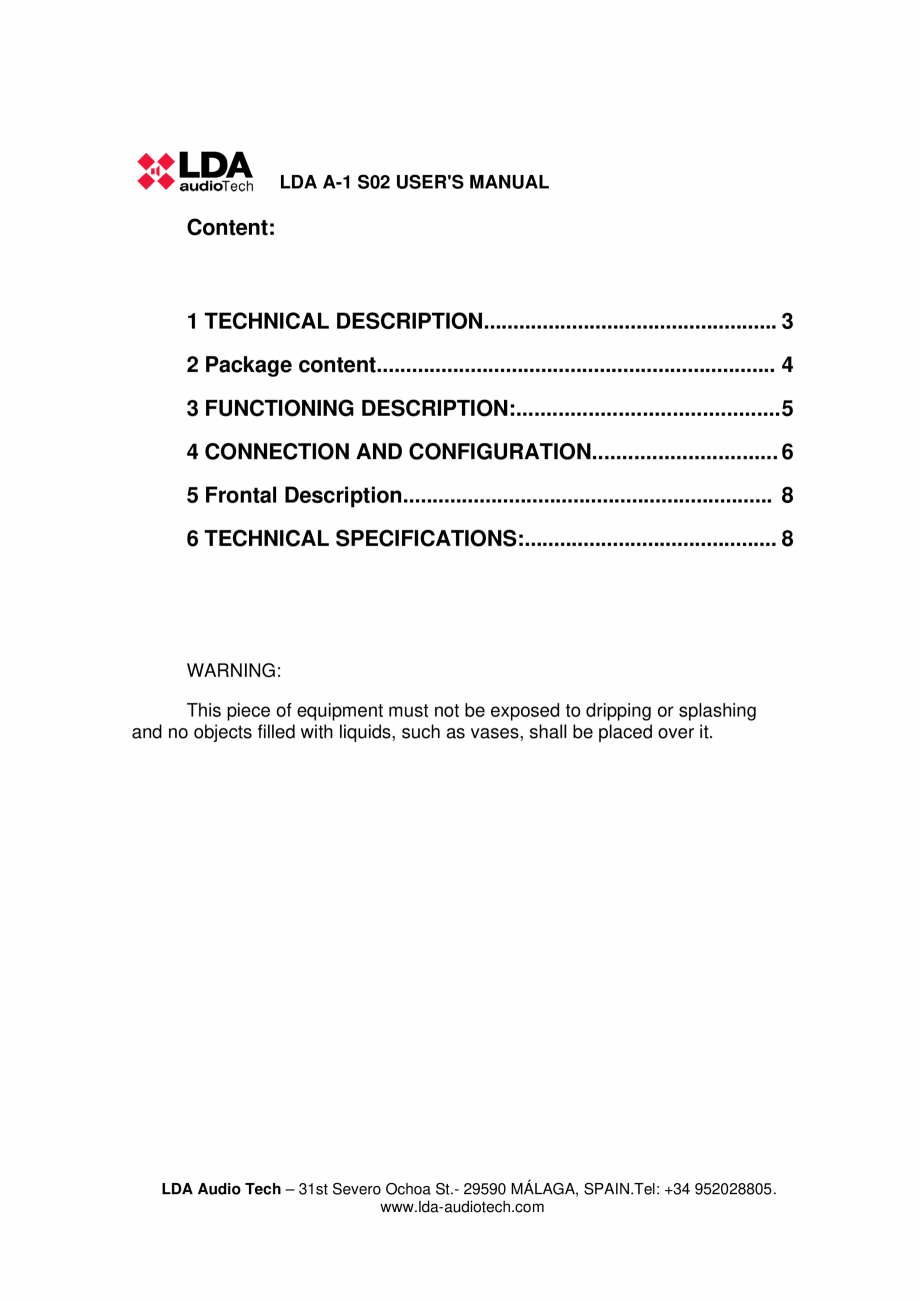 Pagina 3-Manualul utilizatorului - Statie de paging cu 1 zona pentru sistemele PA/VA NEO si ONE LDA Audio...