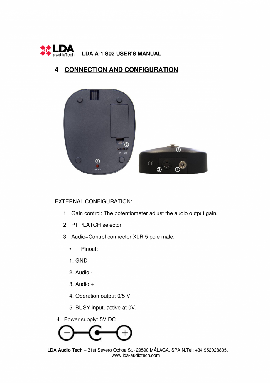 Pagina 7-Manualul utilizatorului - Statie de paging cu 1 zona pentru sistemele PA/VA NEO si ONE LDA Audio...
