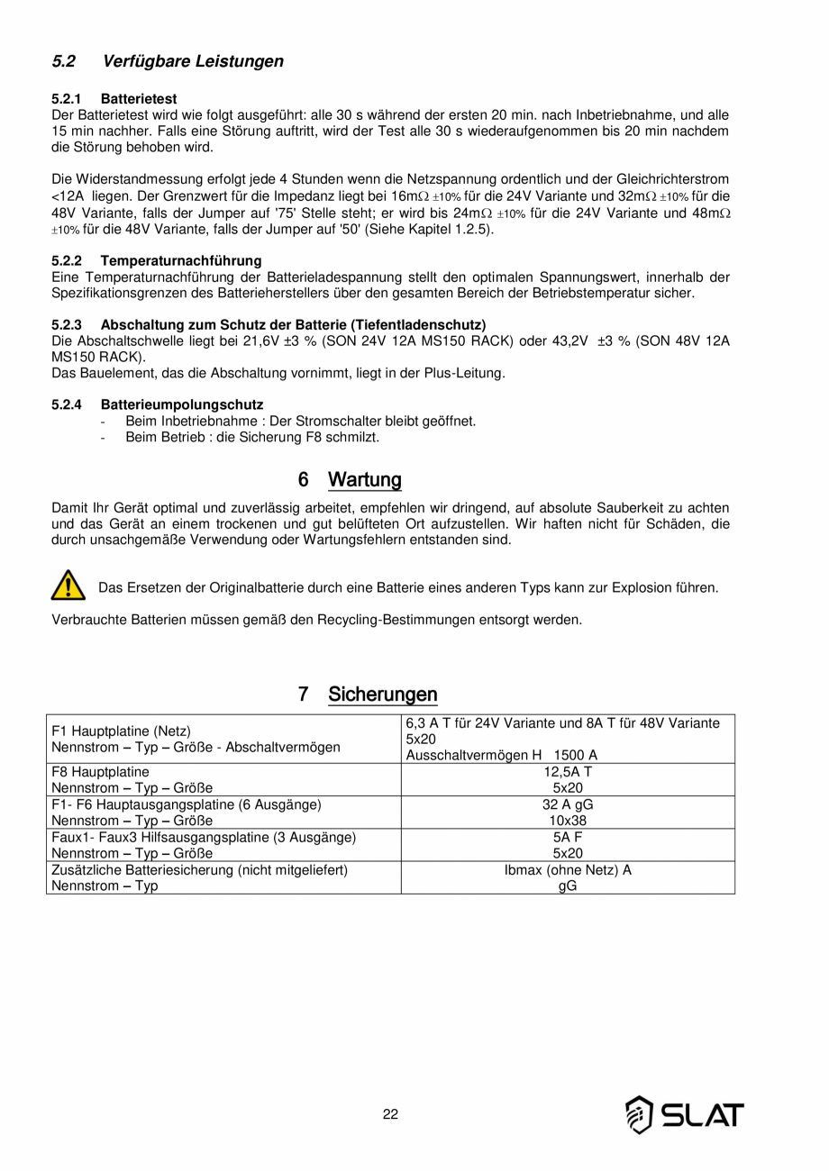 Pagina 22-Manualul utilizatorului - Incarcator baterie sursa de alimentare de rezerva 3600W pentru sistem...