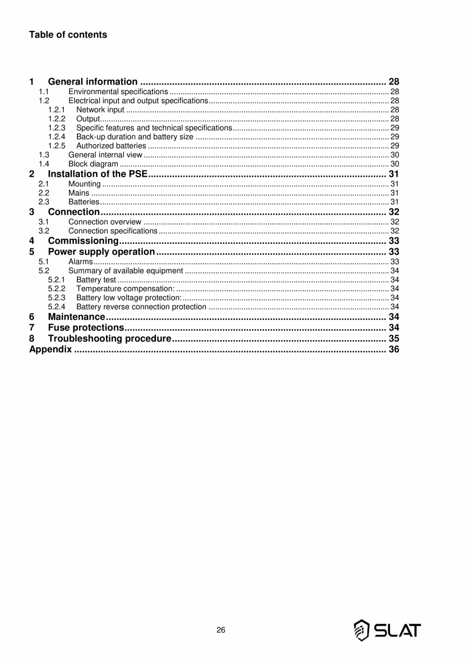 Pagina 26-Manualul utilizatorului - Incarcator baterie sursa de alimentare de rezerva 3600W pentru sistem...