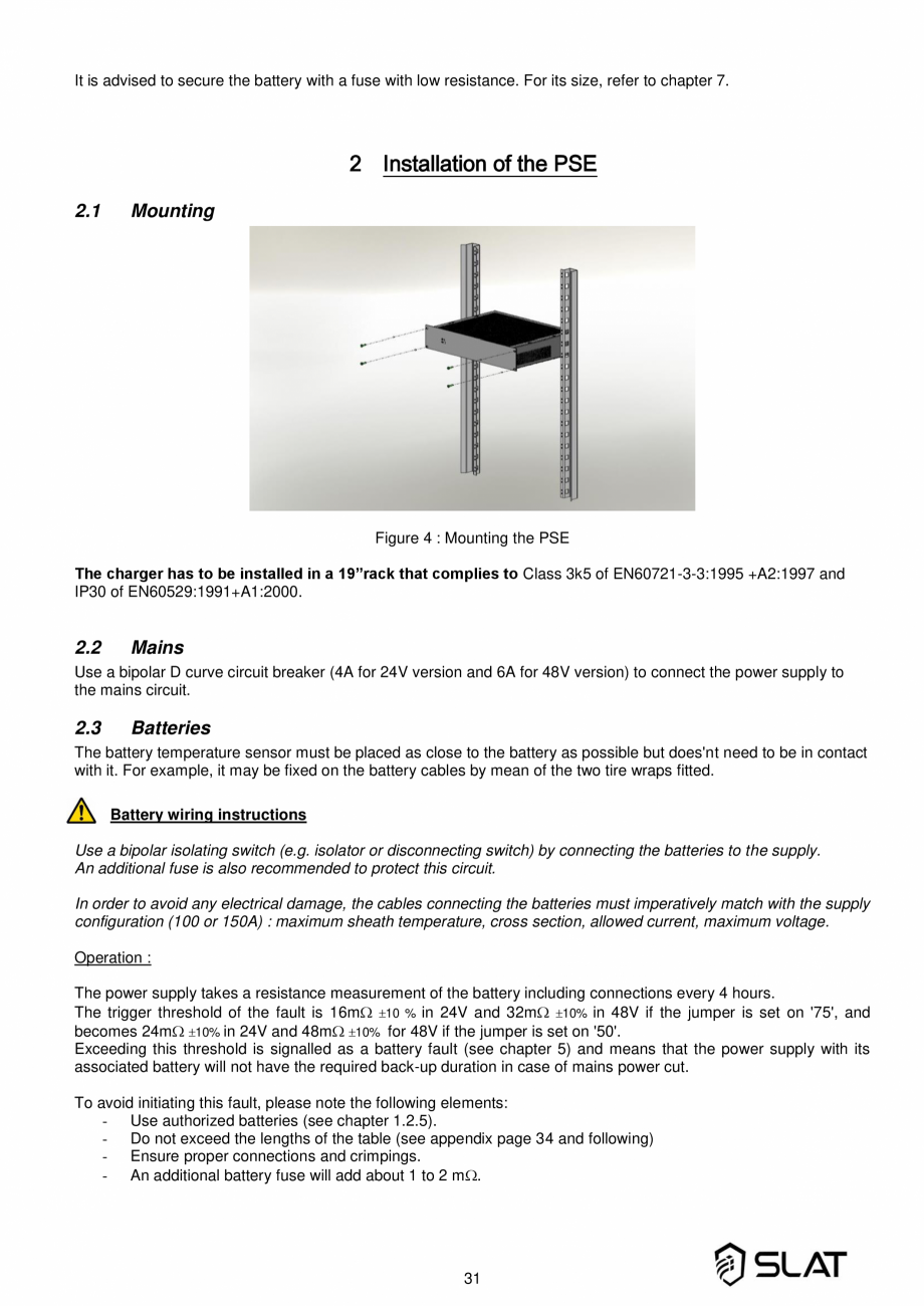 Pagina 31-Manualul utilizatorului - Incarcator baterie sursa de alimentare de rezerva 3600W pentru sistem...