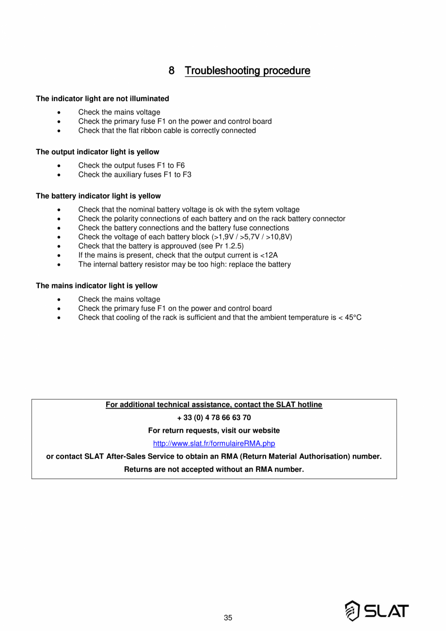 Pagina 35-Manualul utilizatorului - Incarcator baterie sursa de alimentare de rezerva 3600W pentru sistem...