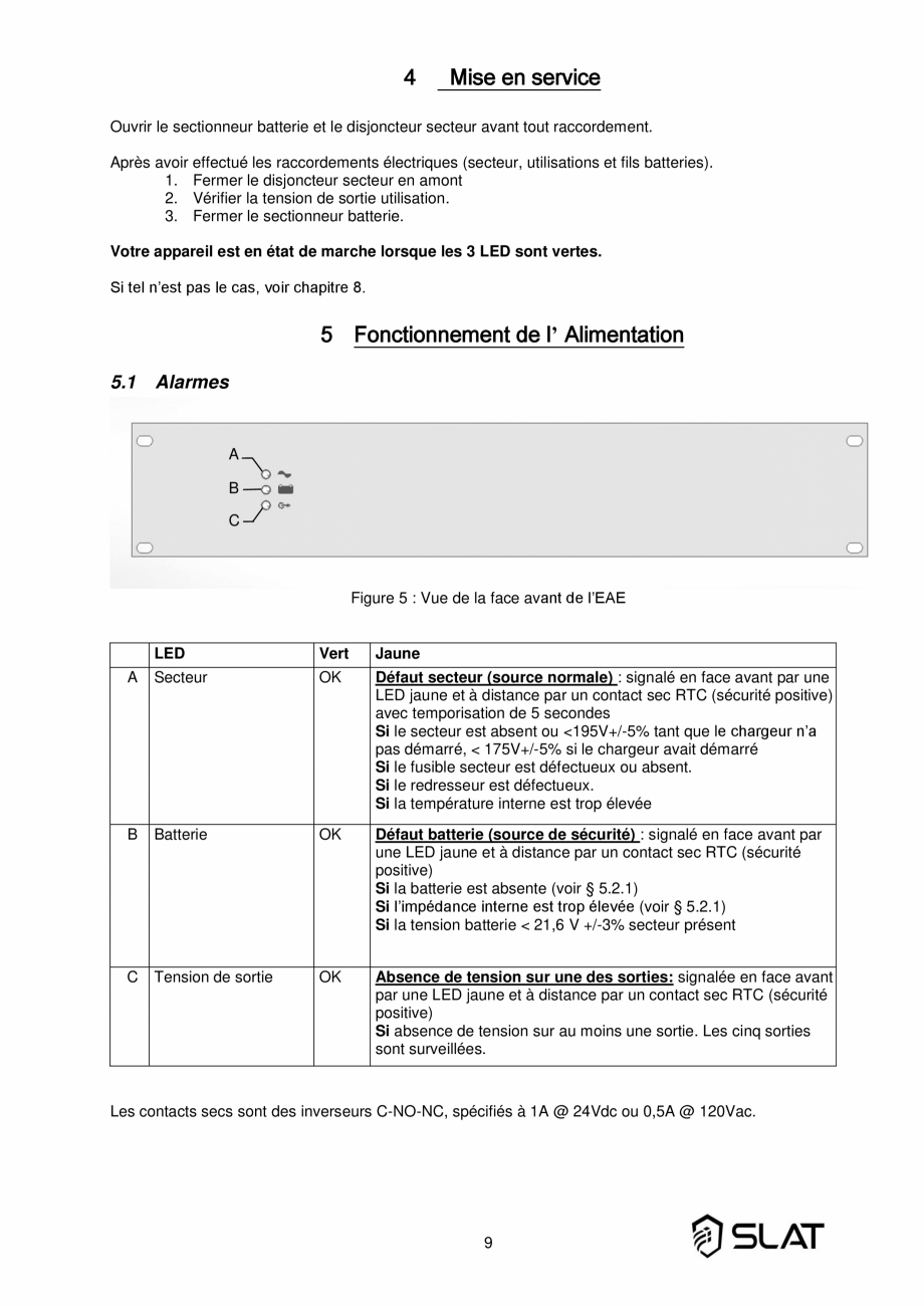 Pagina 9-Manualul utilizatorului - Incarcator baterie sursa de alimentare de rezerva 960W pentru sistem PA/VA...