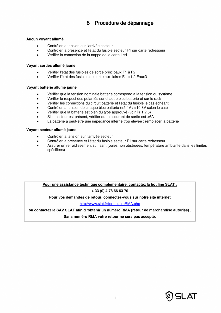 Pagina 11-Manualul utilizatorului - Incarcator baterie sursa de alimentare de rezerva 960W pentru sistem PA/VA...