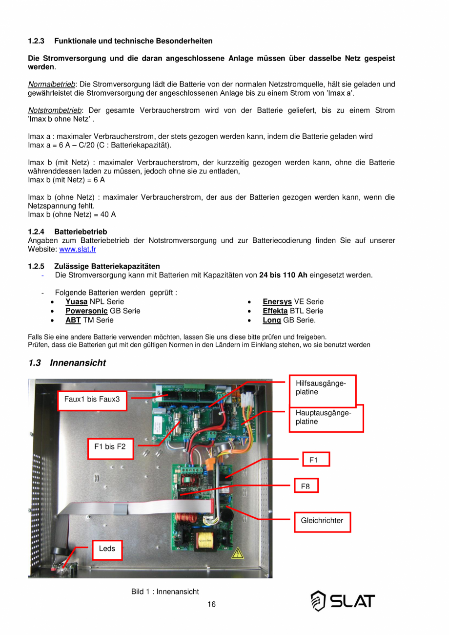 Pagina 16-Manualul utilizatorului - Incarcator baterie sursa de alimentare de rezerva 960W pentru sistem PA/VA...