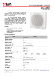 Difuzor de perete EN54-24 LDA Audio Tech - DS-60TN