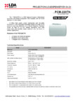 Proiector de sunet bidirectional EN54-24 - fisa tehnica LDA Audio Tech - PCM-220TN