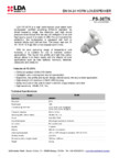 Difuzor tip horn EN54-24 - fisa tehnica LDA Audio Tech - PS-30TN