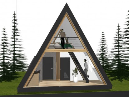 Concept AMBIOSIS EcoPulse EcoPulse Concept casa tip A-Frame