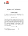 Certificat ATC88 - folii anti-UV protectie vitrine MASTERFOL -  LLumar