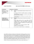 Certificat Eastman pentru folie antiefractie LLumar SCL SR PS13 MASTERFOL - 