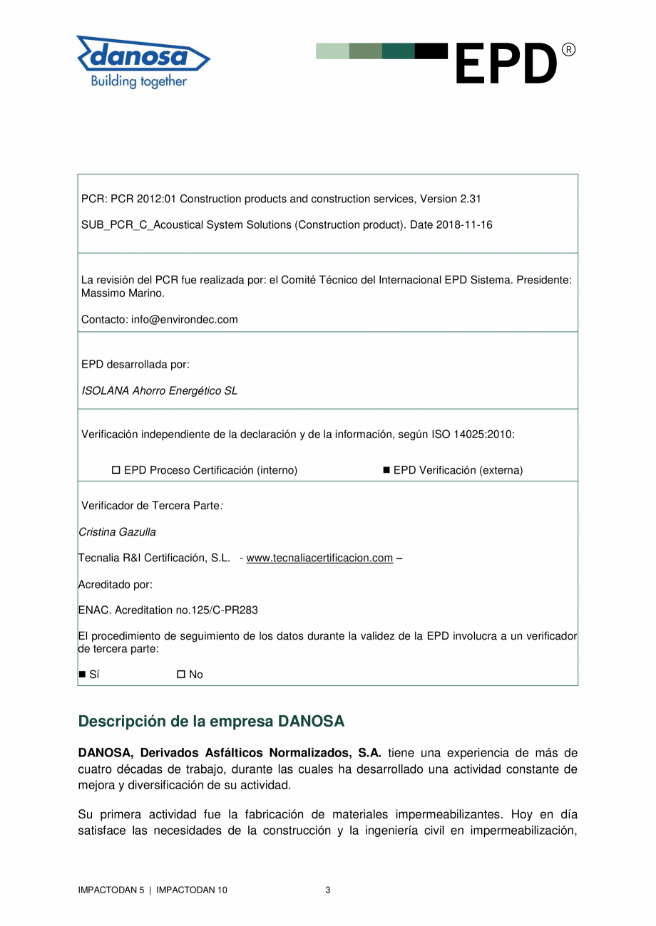 Pagina 3-Declaratie de conformitate peentru membrana flexibila pentru izolarea acustica a zgomotului de...