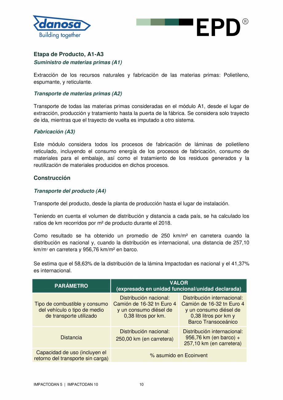Pagina 10-Declaratie de conformitate peentru membrana flexibila pentru izolarea acustica a zgomotului de...