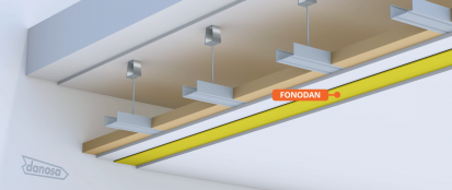 Izolatie acustica tavan FONODAN 900 Membrana fonoizolanta pentru reducerea zgomotelor de impact