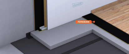 Izolatie pardoseala FONODAN 900 Membrana fonoizolanta pentru reducerea zgomotelor de impact