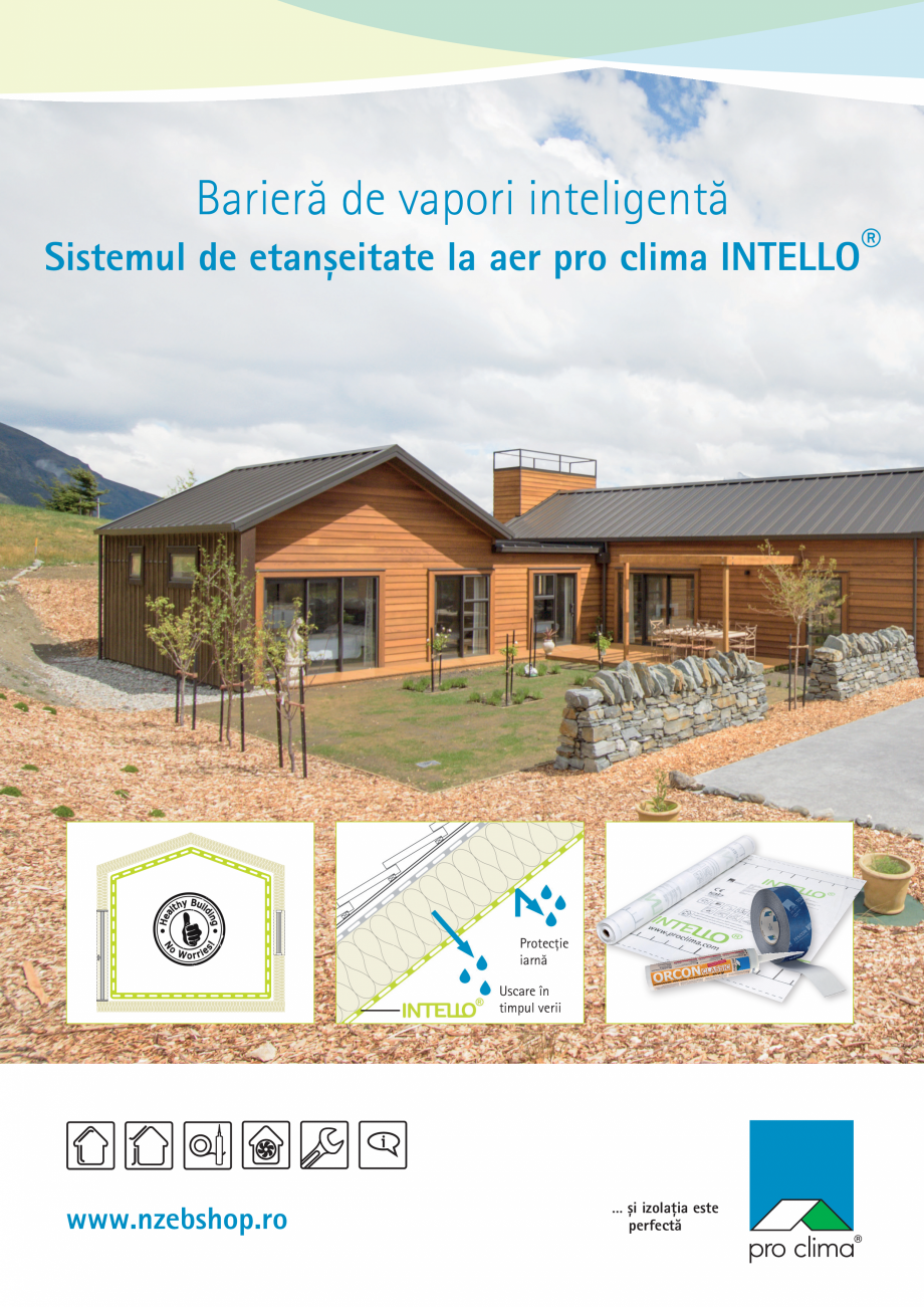 Pagina 1-Bariera de vapori inteligenta - Sistemul de etanseitate la aer Pro Clima INTELLO® Pro Clima...