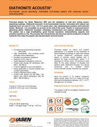 Tencuiala fonoabsorbanta si acustica din pluta