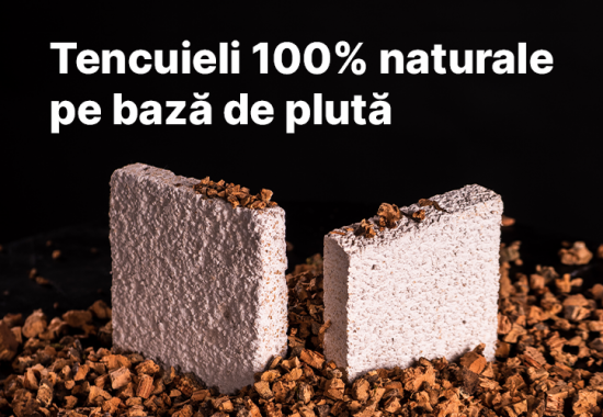 Tencuieli dezumidificatoare, termoizolante si acustice din pluta NZEBSHOP