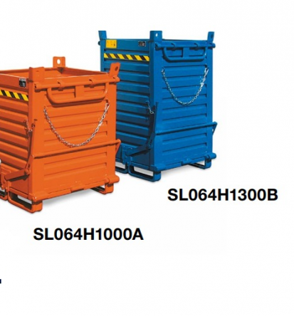 Centru de colectare pentru butoi - EcoPolyBlend 2865 SL2 Container cu deschidere inferioara cu 2 usi