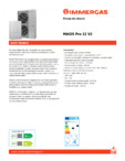 Pompa de caldura split, reversibila, aer-apa IMMERGAS - MAGIS Pro 12 V2