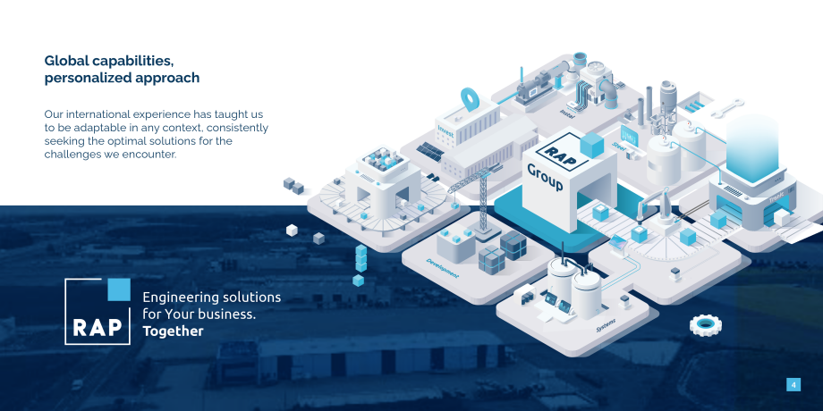 Pagina 4-RAP Group - Solutii ingineresti pentru afacerea ta  Catalog, brosura Engleza ust
Flexibility and...