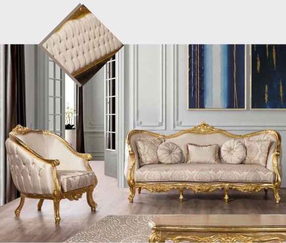 GV Beauty Store Detalii set canapele ITALIS - Canapele moderne si clasice din lemn masiv pentru