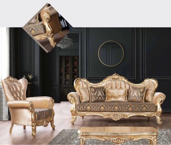 GV Beauty Store Detalii set AUDI - Canapele moderne si clasice din lemn masiv pentru amenajari