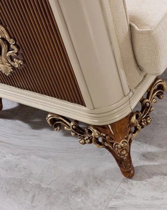 GV Beauty Store Detalii picior canapea - Canapele moderne si clasice din lemn masiv pentru amenajari