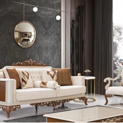 GV Beauty Store Living cu set canapele - Canapele moderne si clasice din lemn masiv pentru