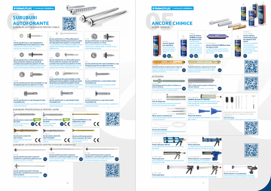 Pagina 6-CATALOG SCURT 2024 Rawlplug Romania  Catalog, brosura Romana  ADAPTORI

w

RT-BIT
Biți înșurubare...