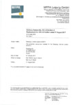 Raport de evaluare a rezistenței la foc MFPA GS 3.2 16-369-4-r1, Engleză RAWLPLUG - R-CFS+KERII