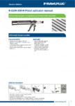 Pistol profesional pentru cartuse de ancore chimice R-KEM II și R-KER II RAWLPLUG - R-GUN-300-N